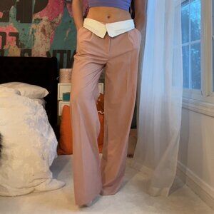 Zara Dusty Pink Trousers